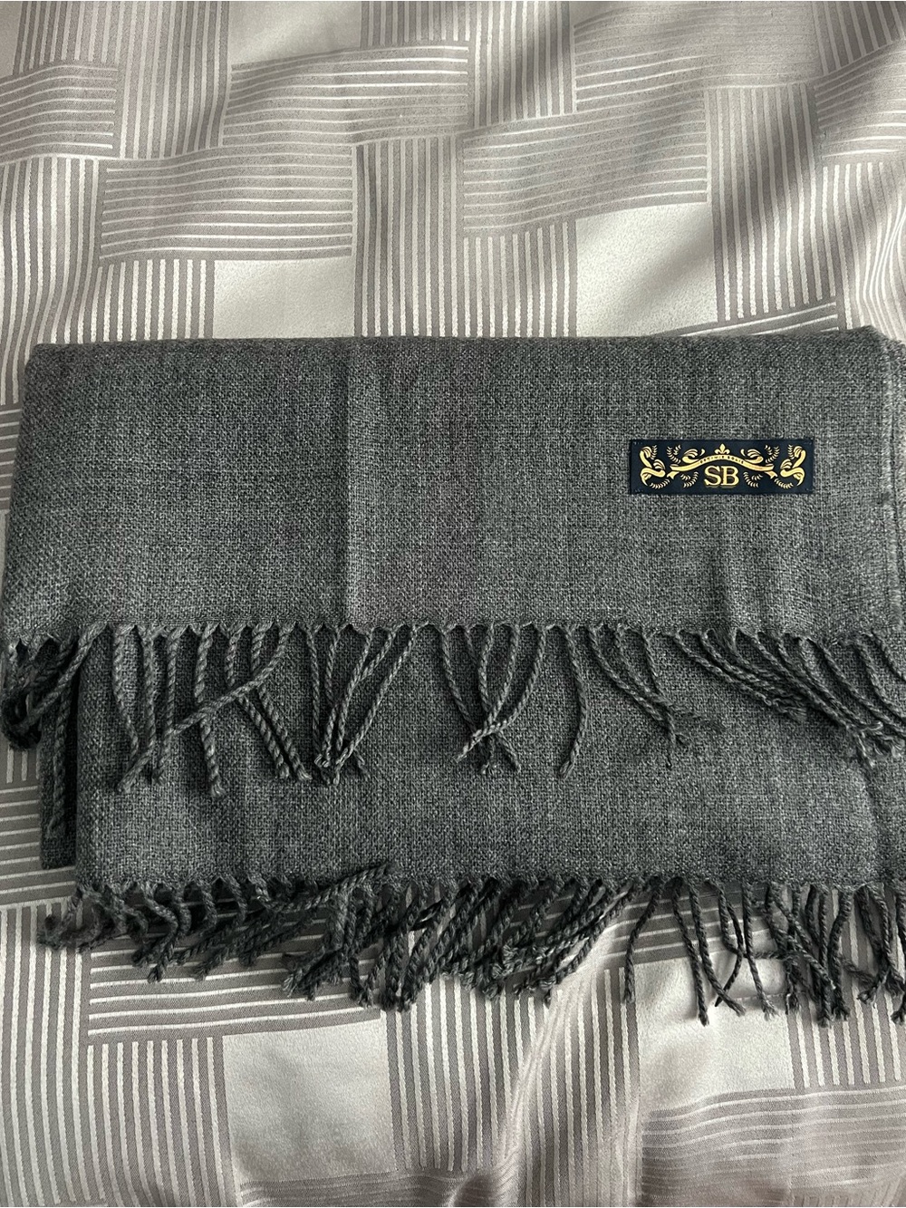 Aritzia Sundays Best Wool Scarf- Grey